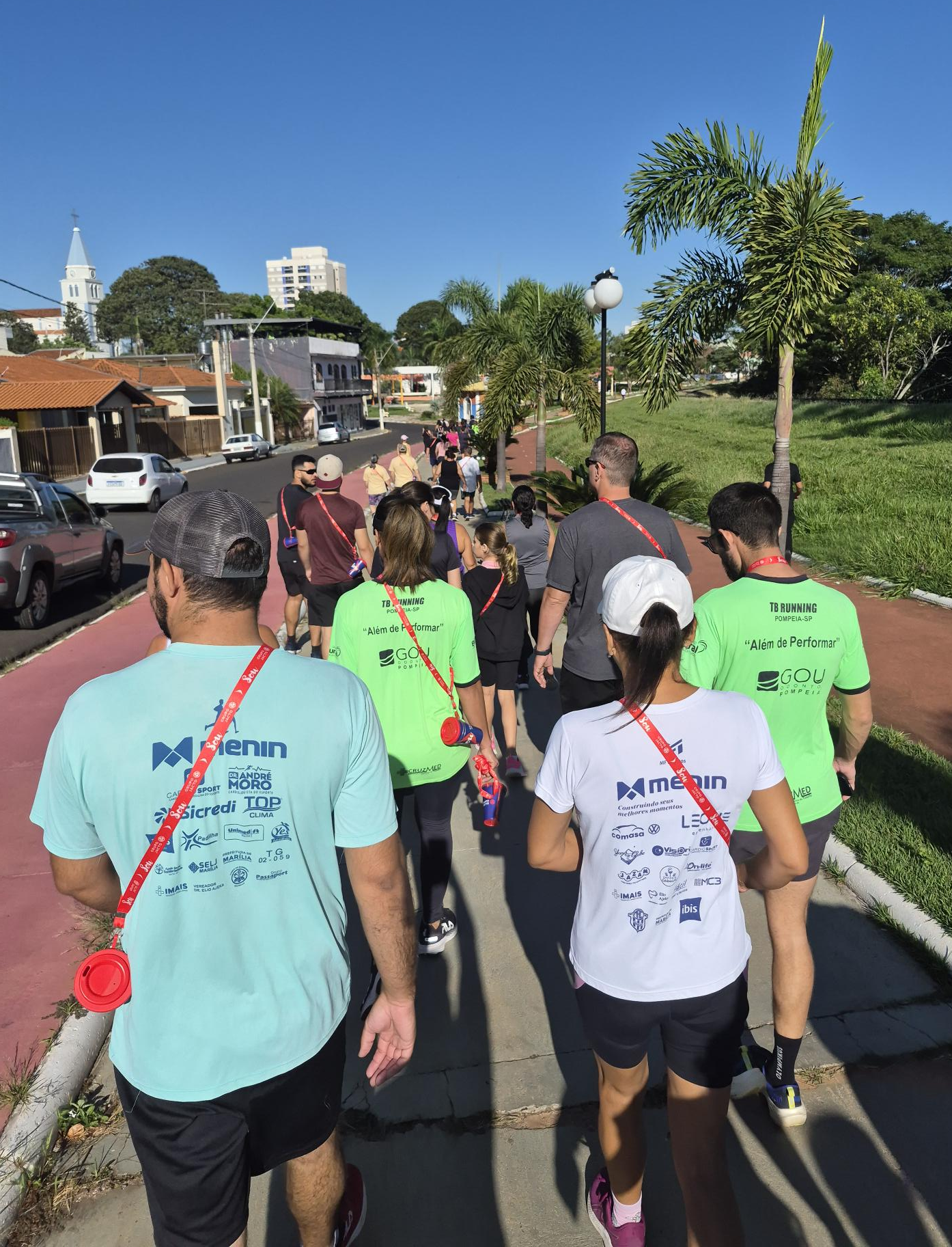Momento da caminhada