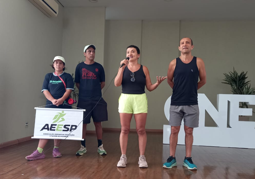 Participantes na pista