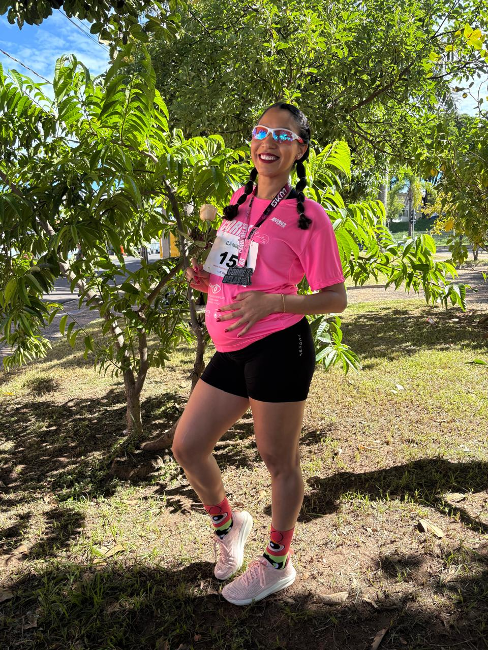 Atleta durante a prova