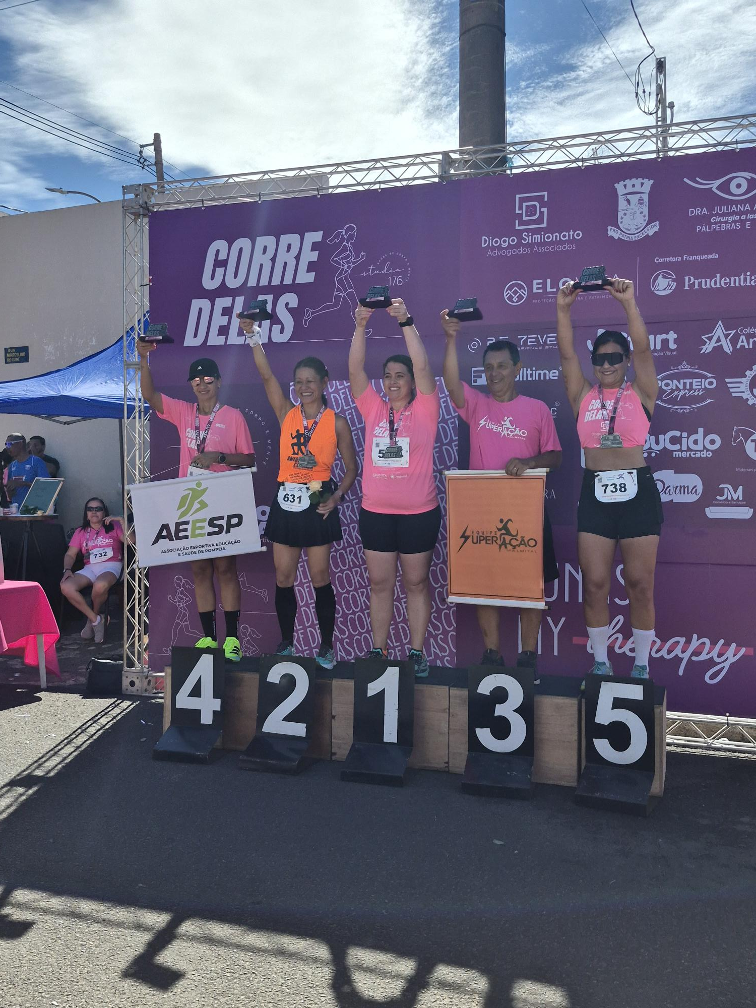 Premiação da delegação AEESP