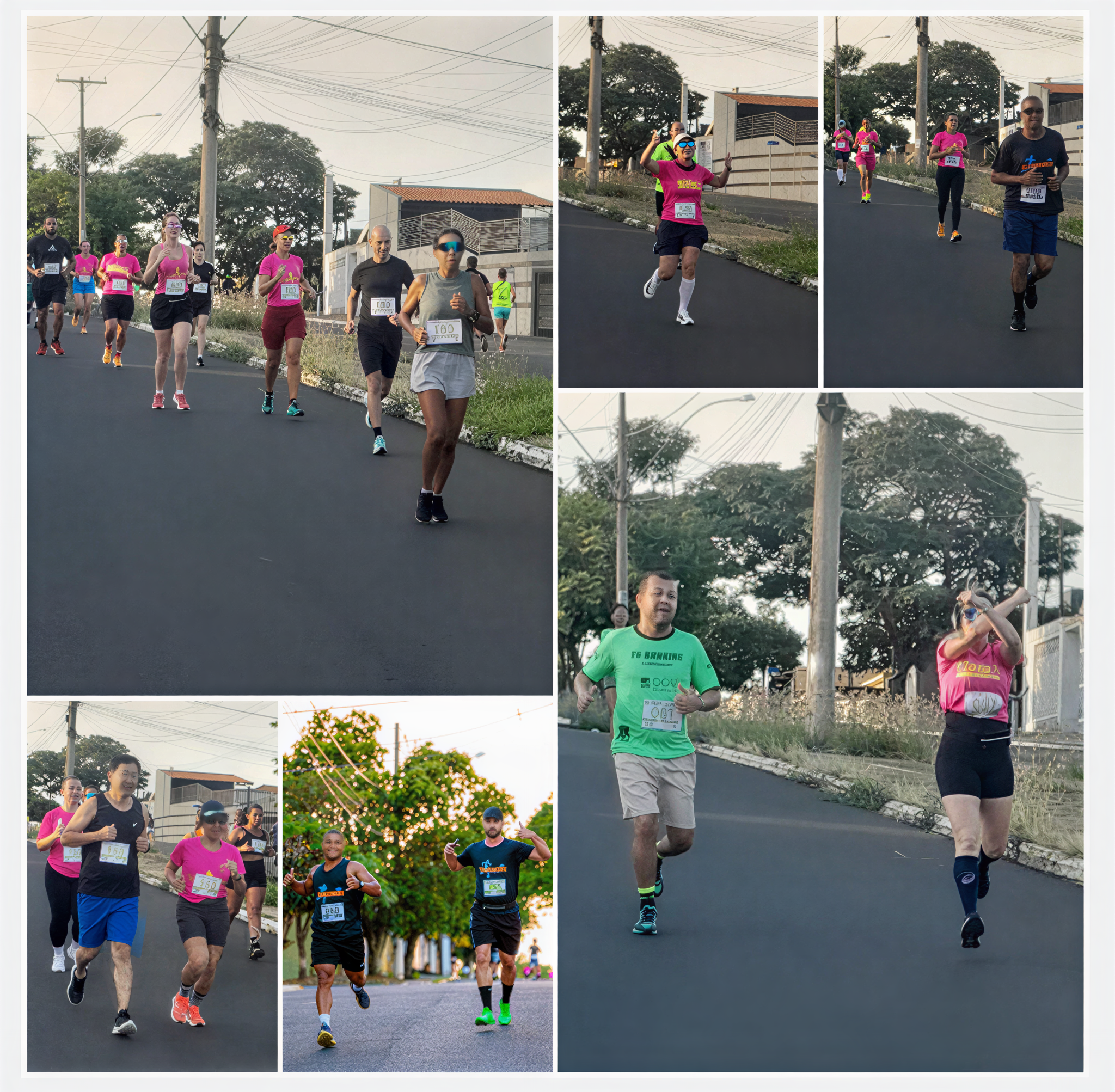 Atletas de diferentes níveis participando juntos