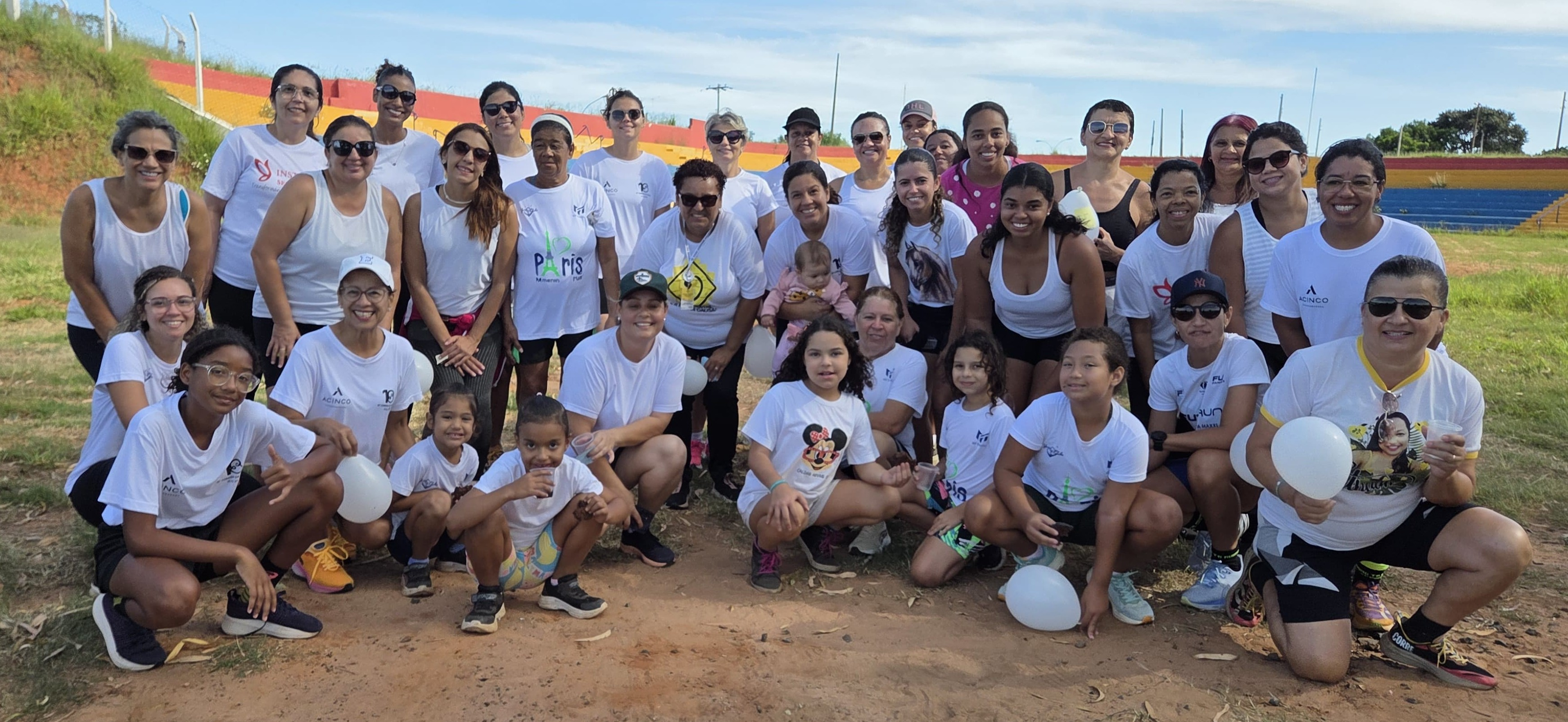 Momento de confraternização durante as atividades do Janeiro Branco