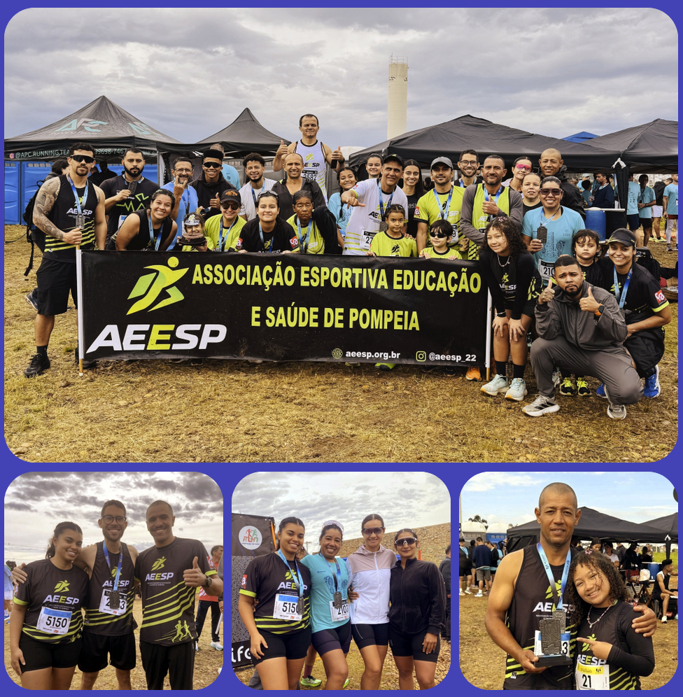 Colagem da 6ª Half Marathon de Marília - Parte 1