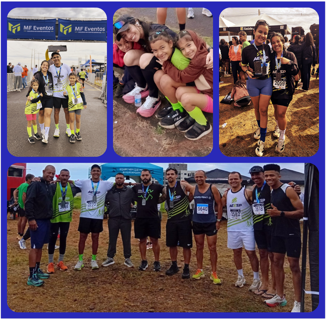 Colagem da 6ª Half Marathon de Marília - Parte 2