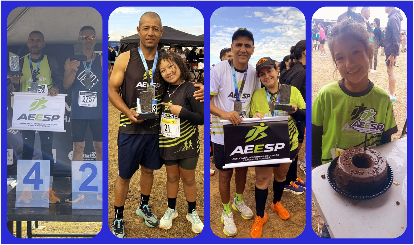 Colagem da 6ª Half Marathon de Marília - Parte 3